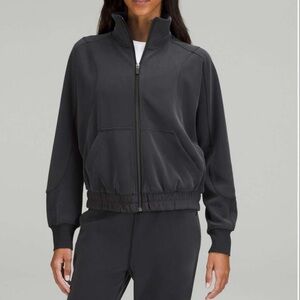 Lululemon Brushed Softstreme Funnel-Neck Zip Up